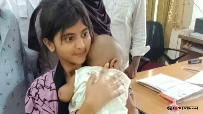 ৭ মাসের শিশু আপাতত থাকছে কিশোরী মায়ের কাছেই