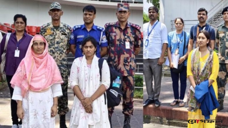 ভারতে কারাভোগ শেষে দেশে ফিরলেন ৩ তরুণী