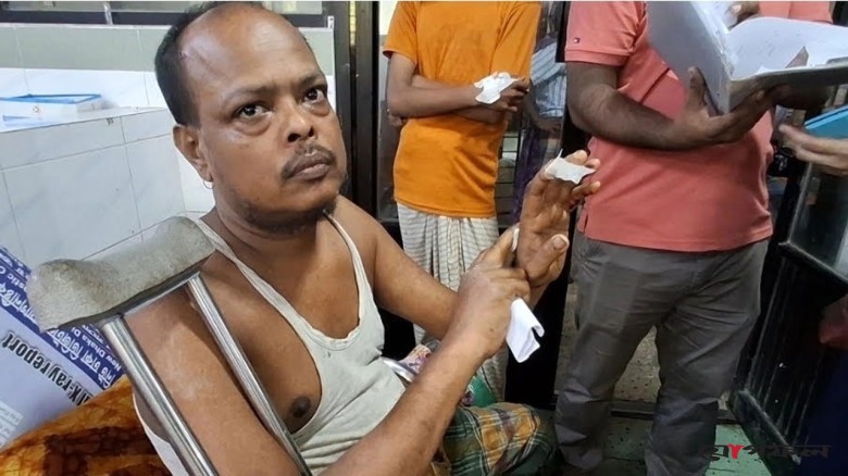 চাঁদপুর সরকারি হাসপাতালে ছাদের পলেস্তারা খসে ৩ রোগী আহত