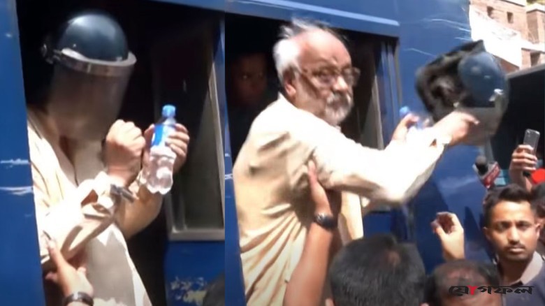 ‘আমি আওয়ামী লীগার না’ বলে হেলমেট ছুড়ে ফেললেন জামায়াত নেতা আখতারুজ্জামান