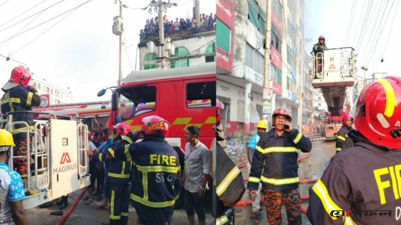 গাজীপুরে গার্মেন্টসে আগুন, নিয়ন্ত্রণে ৯ ইউনিট